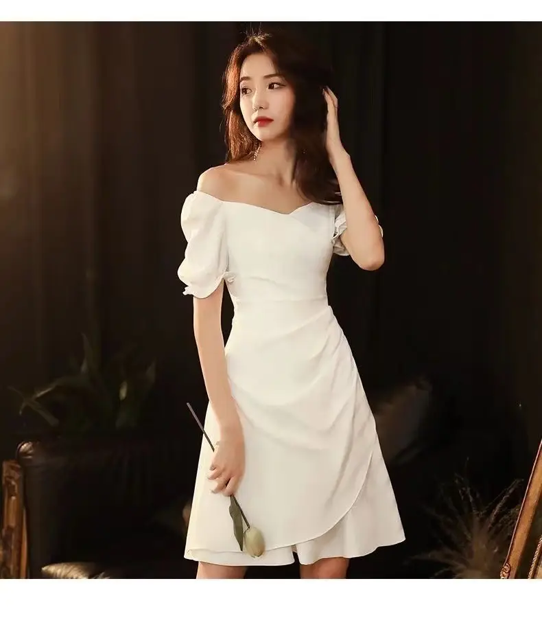White French Style Women's Skirt Dress Small — feature 5