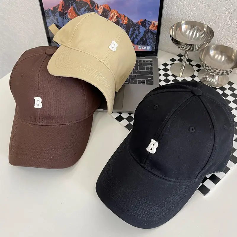 Brown Big Logo Baseball Cap Plus Size Women Men - Image 9