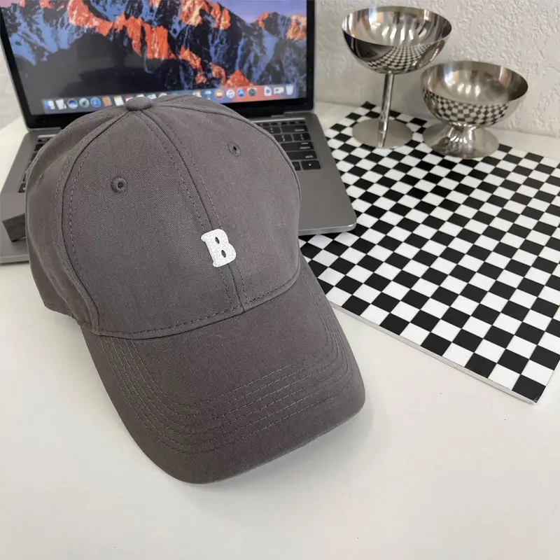 Brown Big Logo Baseball Cap Plus Size Women Men - Image 3