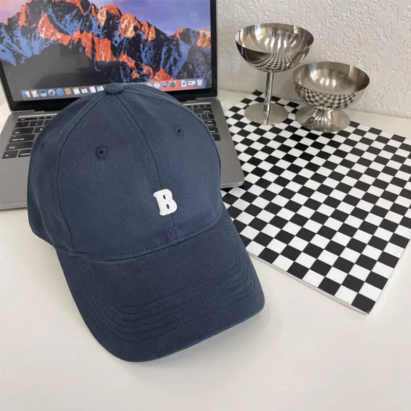 Brown Big Logo Baseball Cap Plus Size Women Men - Image 4