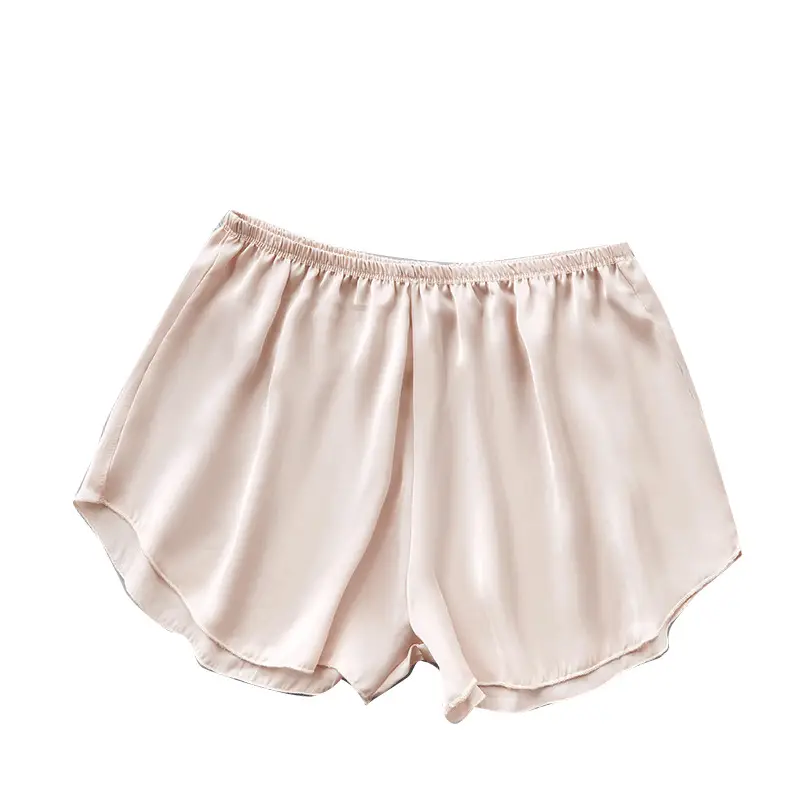 Women Plus Size Satin Shorts Light Grey - Image 15