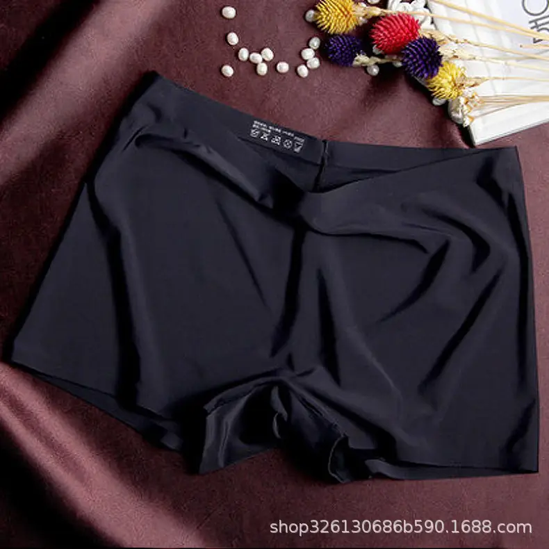 Women Plus Size Satin Shorts Light Grey - Image 5