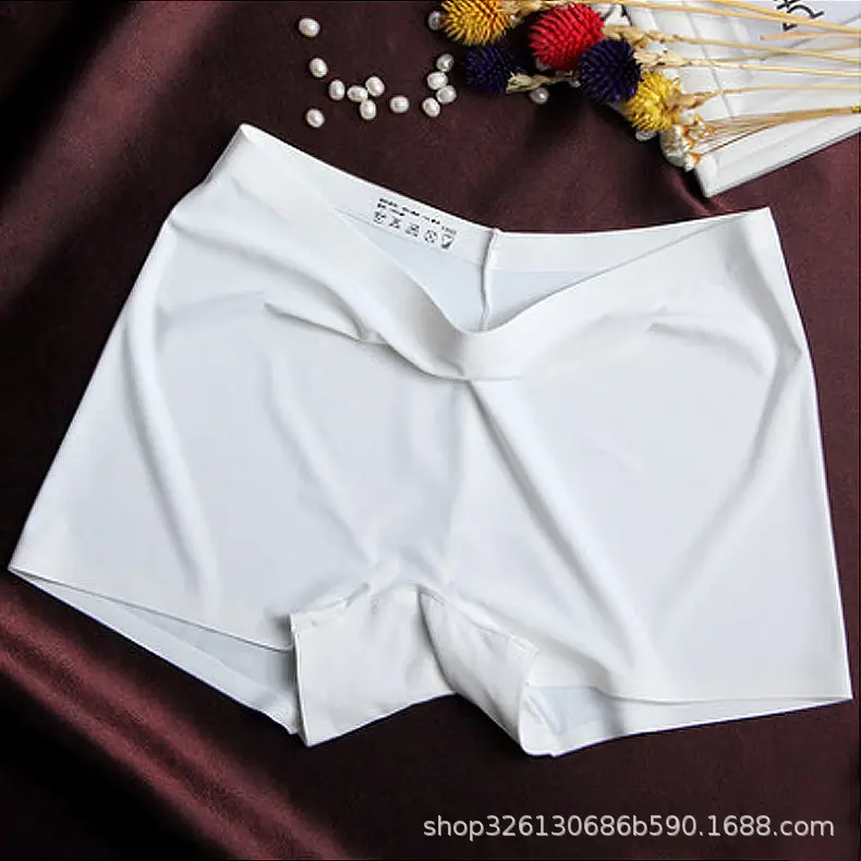 Women Plus Size Satin Shorts Light Grey - Image 6