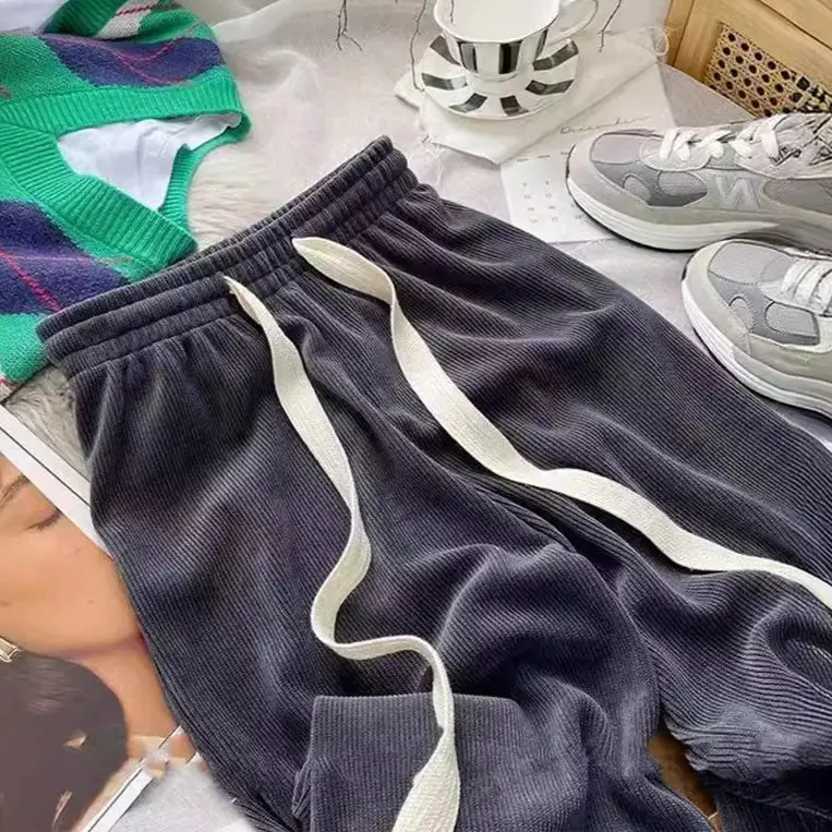 Women Wide Leg Pants Snake Bone Pattern 2025 Autumn