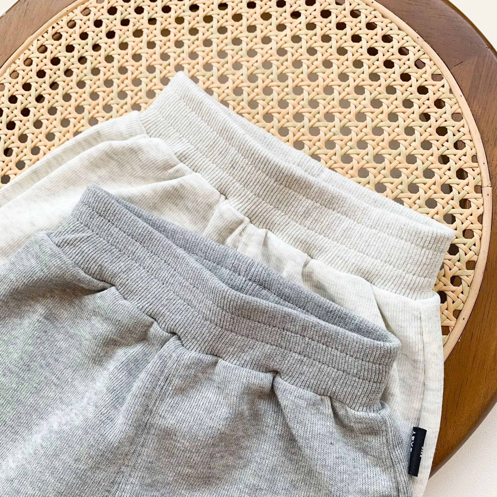 Baby Boys Girls Cotton Loose Pants Grey Spring Autumn - Image 5