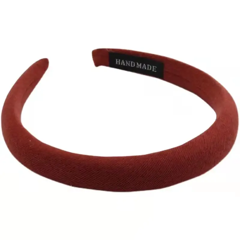 Women's White Sponge Hair Hoop for Autumn Winter - Image 14