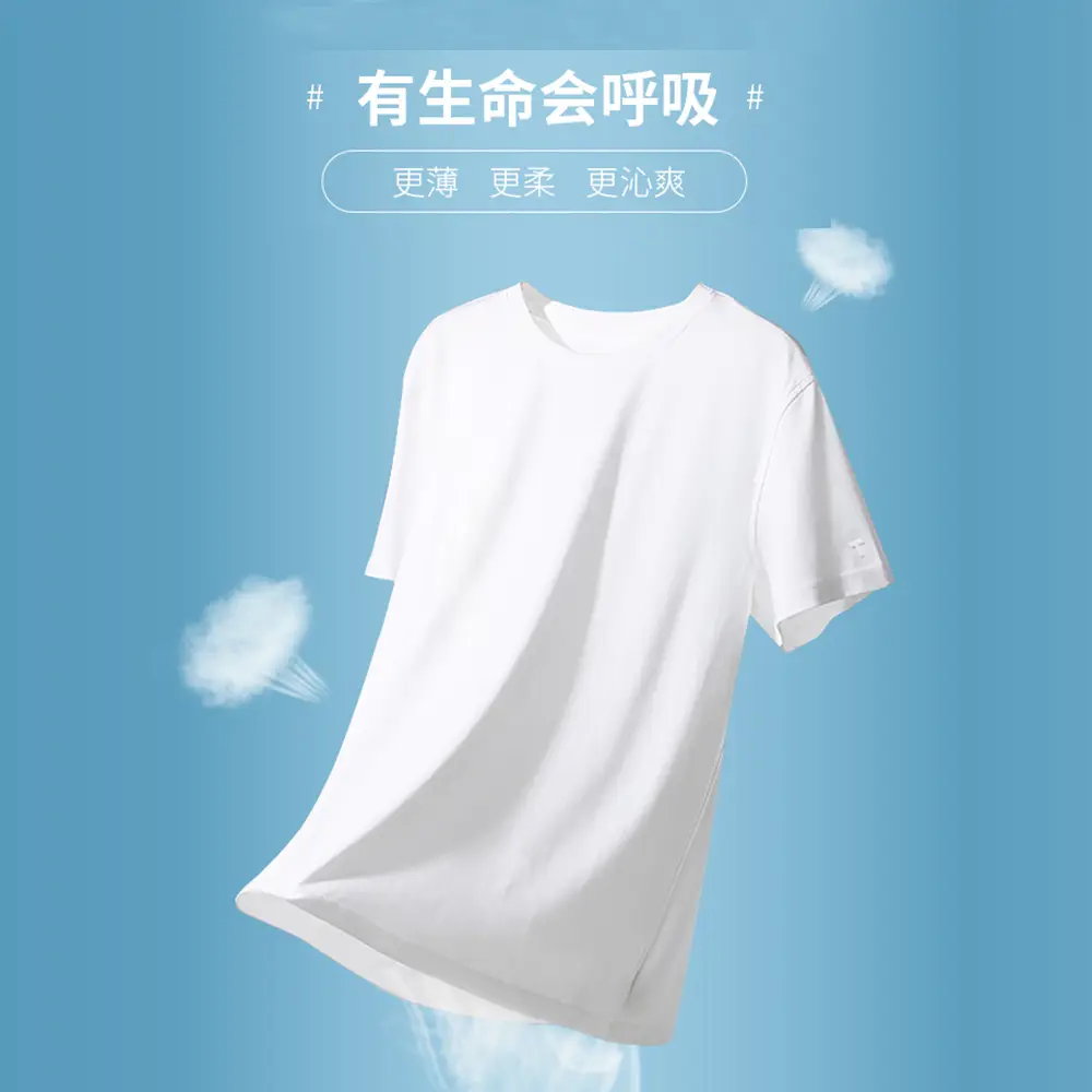 Men Pure Cotton Black Round Neck T-Shirt Short Sleeve