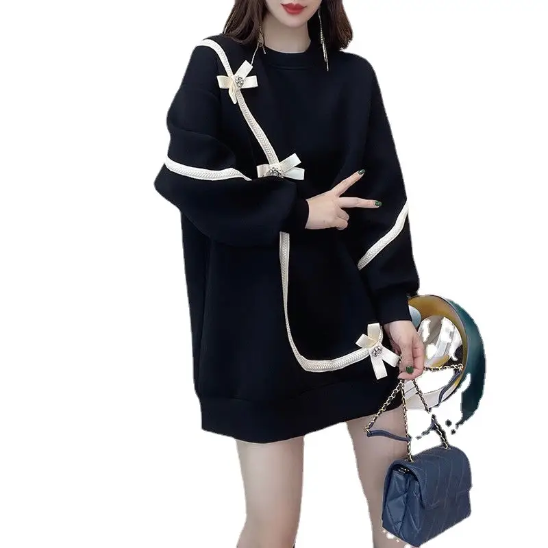 Fat mm200 Bow Top Dress Black Large Women - Image 5