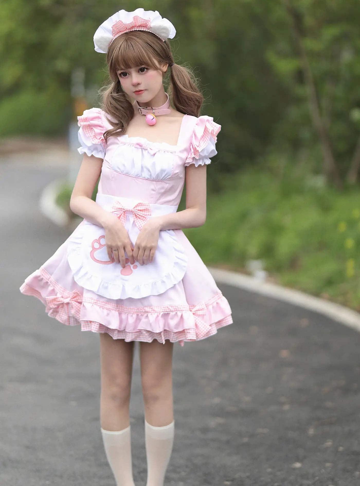 New Catwoman Maid Dress Black White Plus Size Japanese Style — feature 12