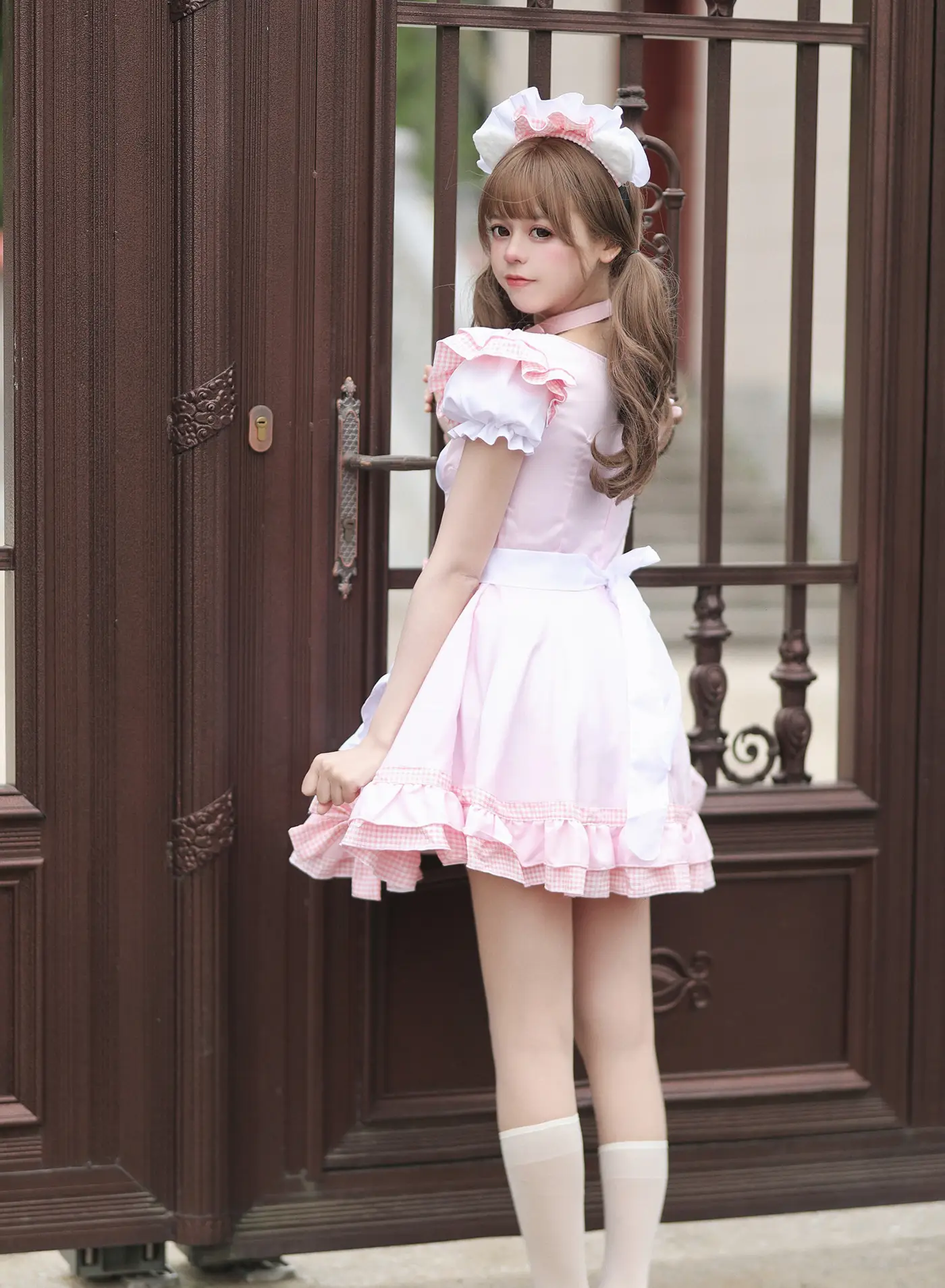 New Catwoman Maid Dress Black White Plus Size Japanese Style — feature 14