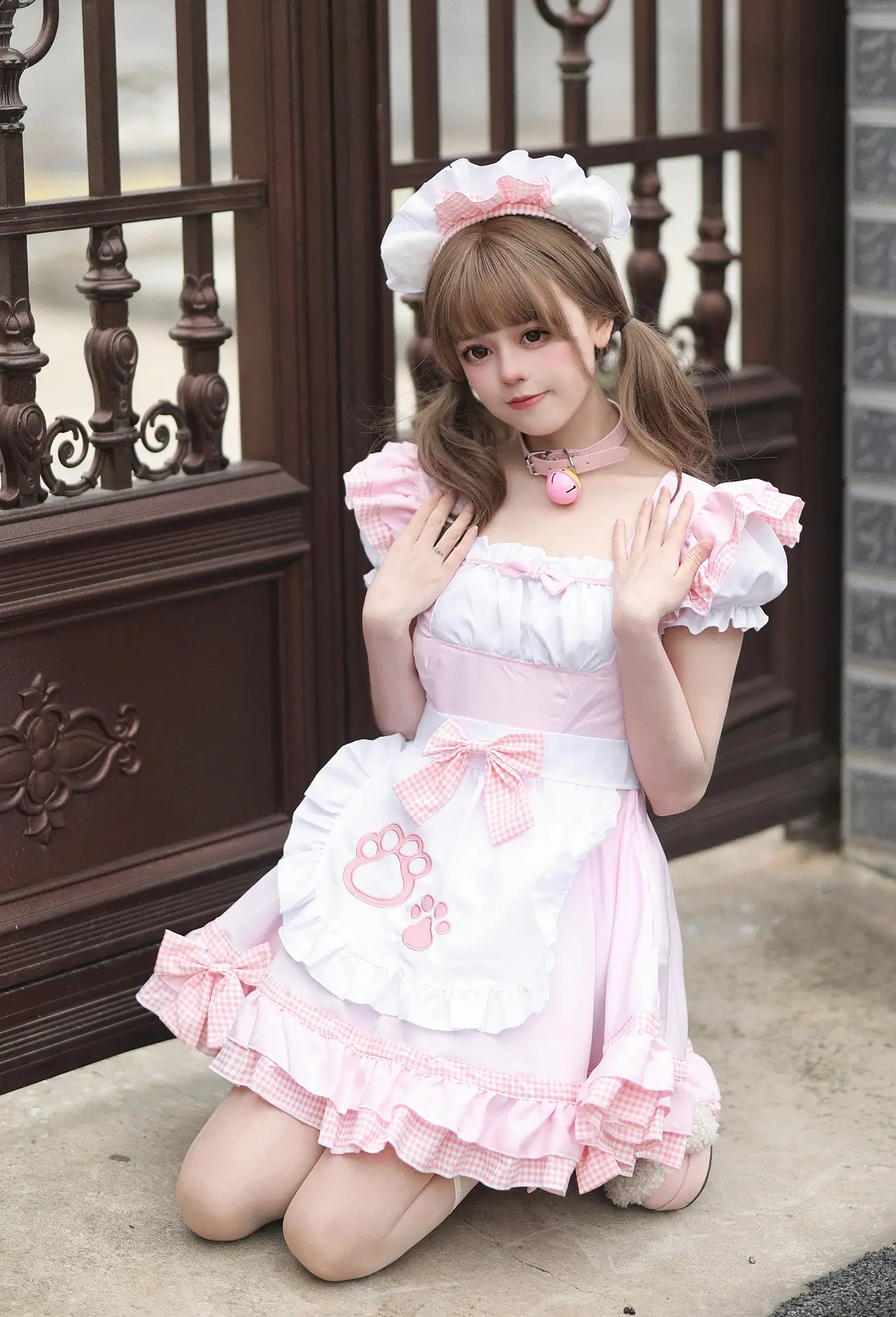 New Catwoman Maid Dress Black White Plus Size Japanese Style — feature 19