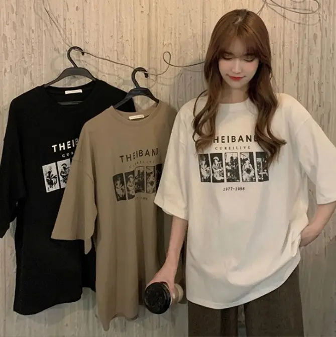 Harajuku Style Black T-Shirt Women 2025 Loose Fit - Image 4