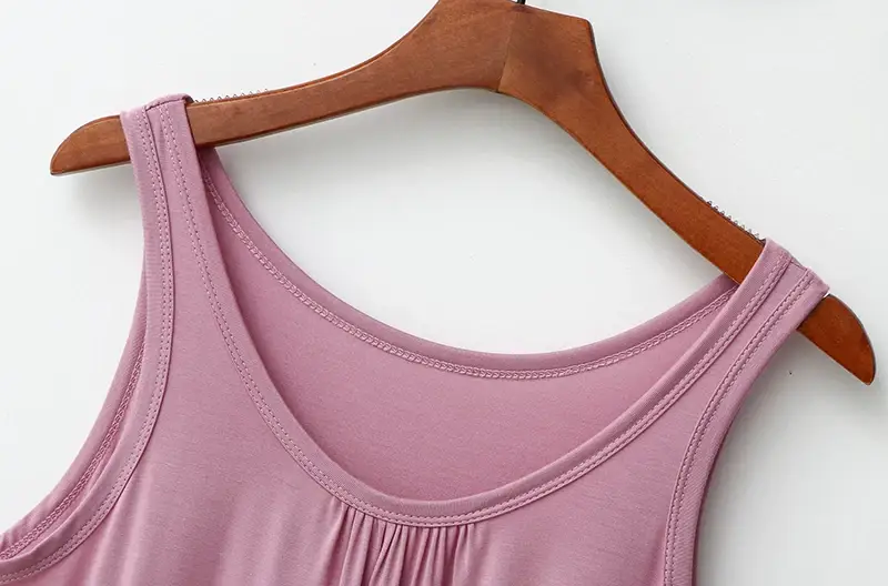 Women's Purple Sleeveless Nightgown Dress — feature 17