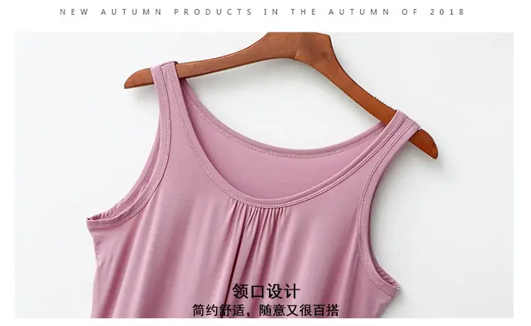 Women's Purple Sleeveless Nightgown Dress — feature 4
