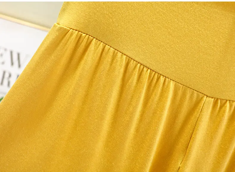 Women's Pink Modal Ruffled Shorts — feature 21