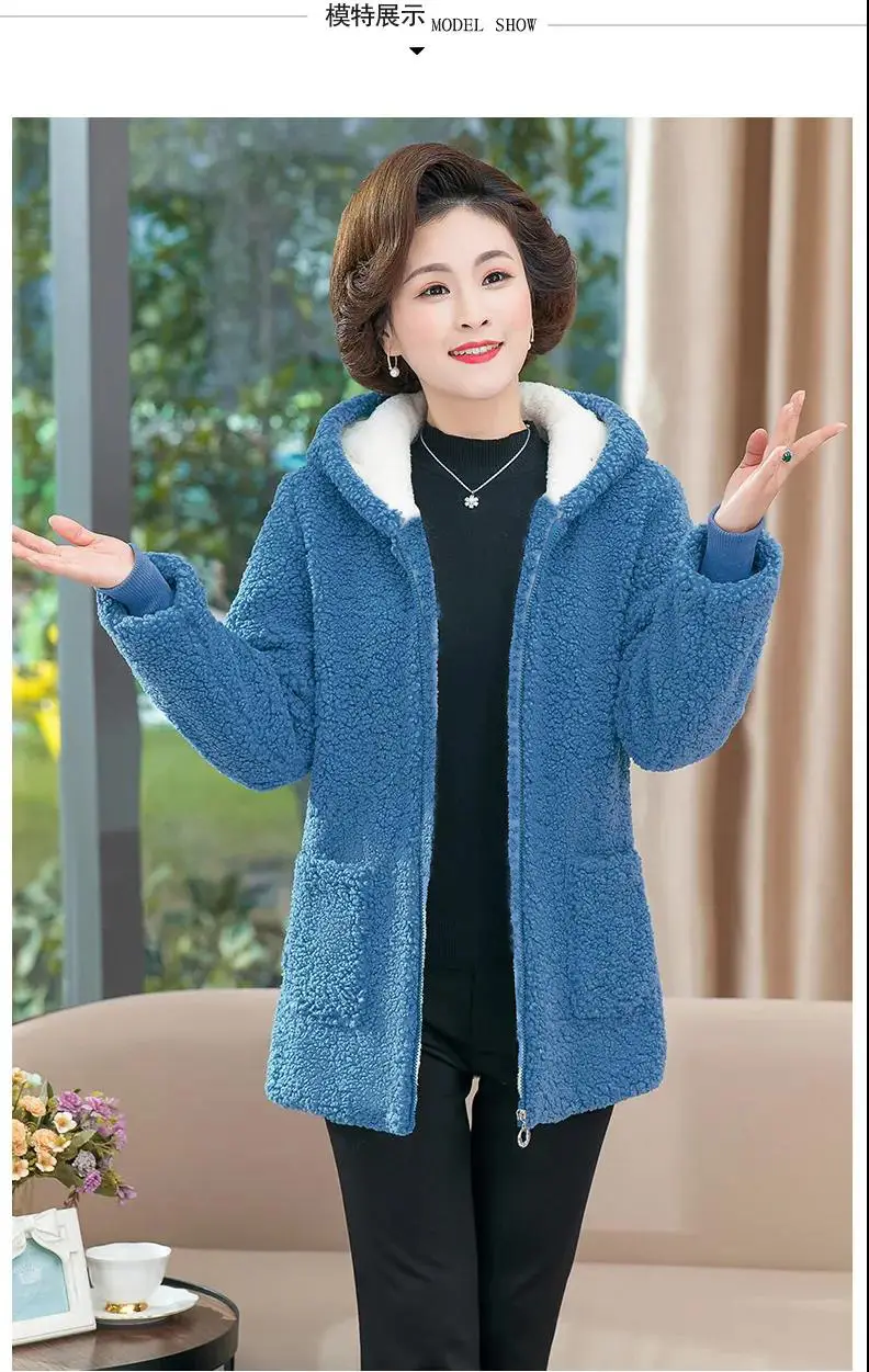 2021 New Mom Fleece Lined Winter Coat Western Style — feature 7