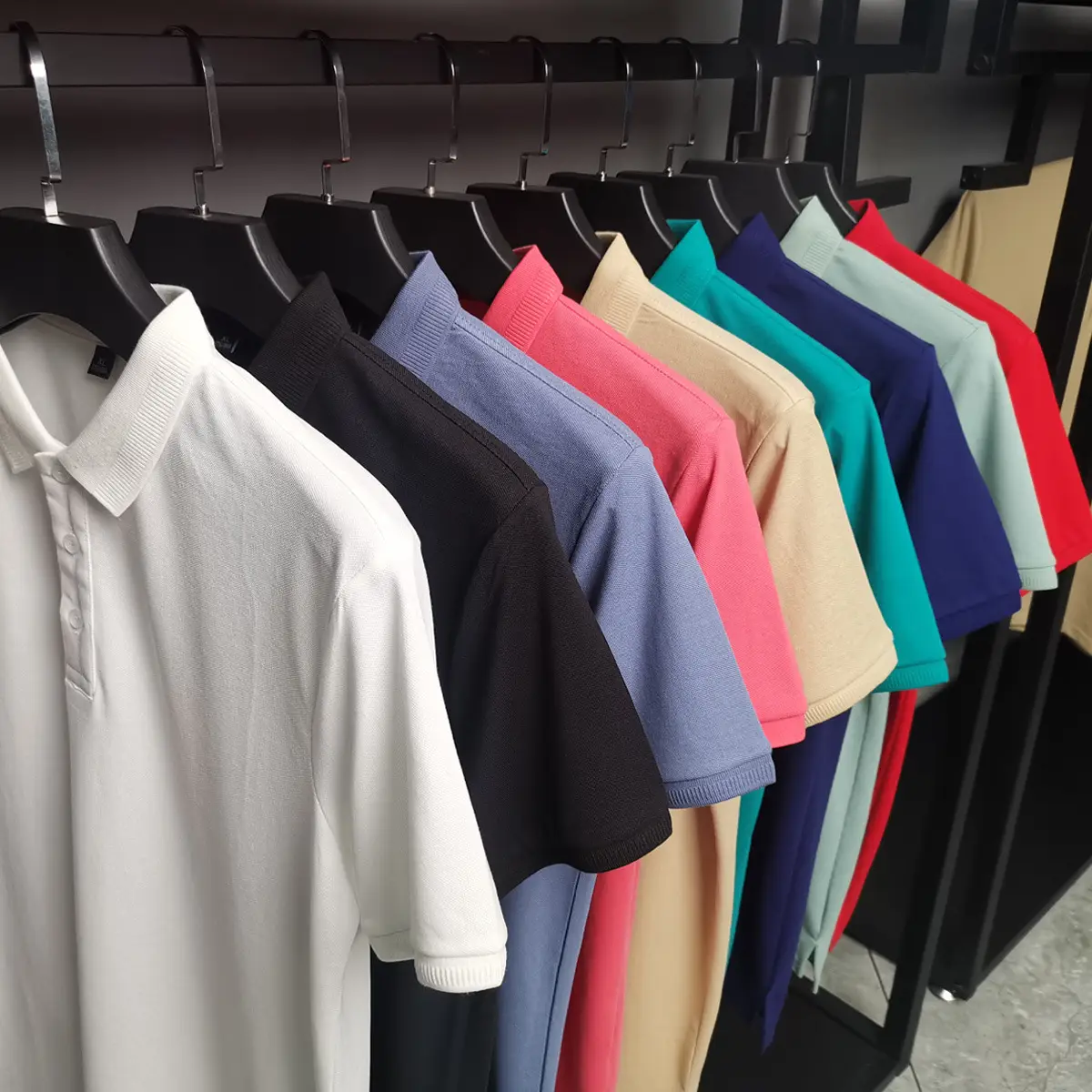 Men's New Polo Shirt 40 Cotton New Jersey - Image 12