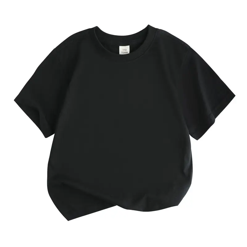 Green Cotton Round Neck T-Shirt for Kids Boys