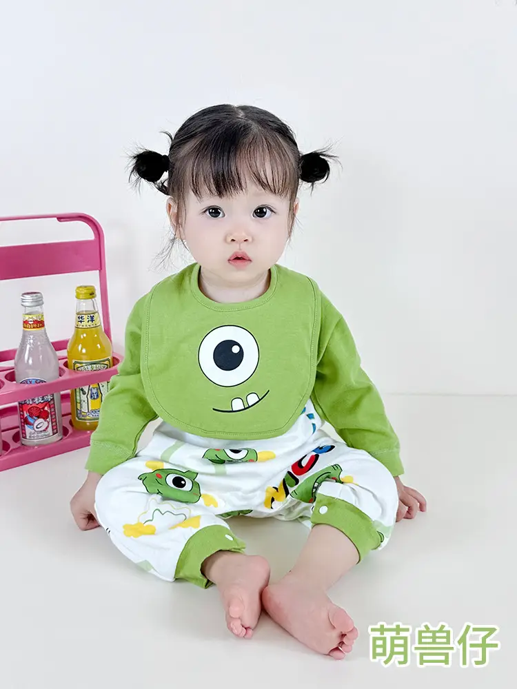 Newborn Cotton Cartoon Romper Male Female Small - Image 10