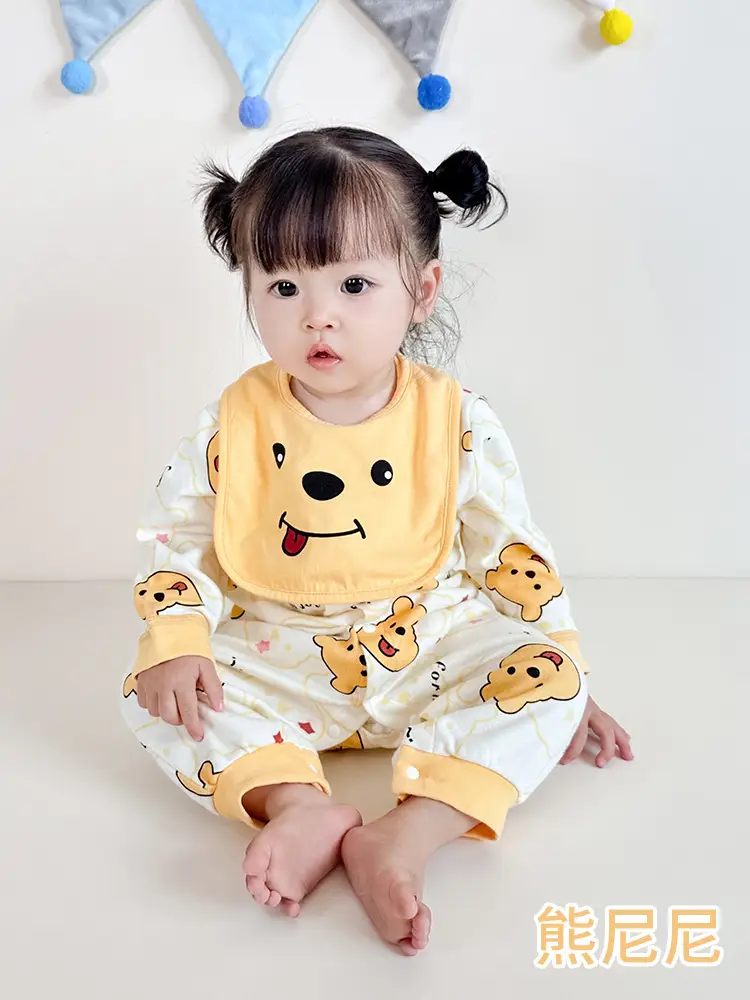Newborn Cotton Cartoon Romper Male Female Small - Image 11