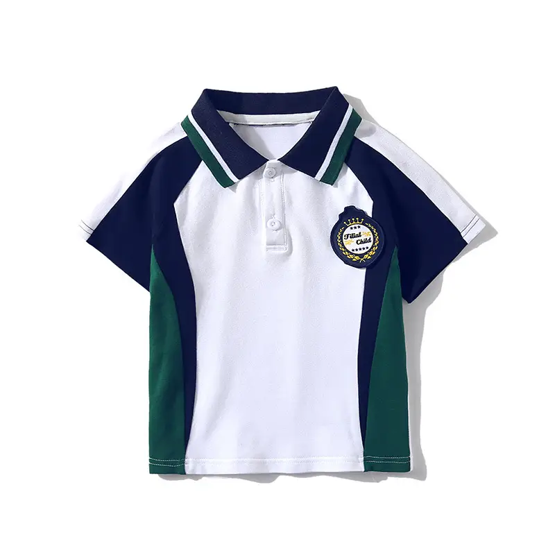 Kids 3-Piece Cotton School Uniform Set
