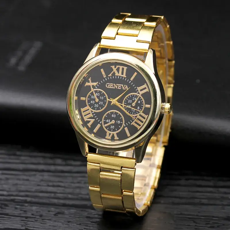 Gentlewomen Roman Dial Steel Belt Watch Silver 40mm