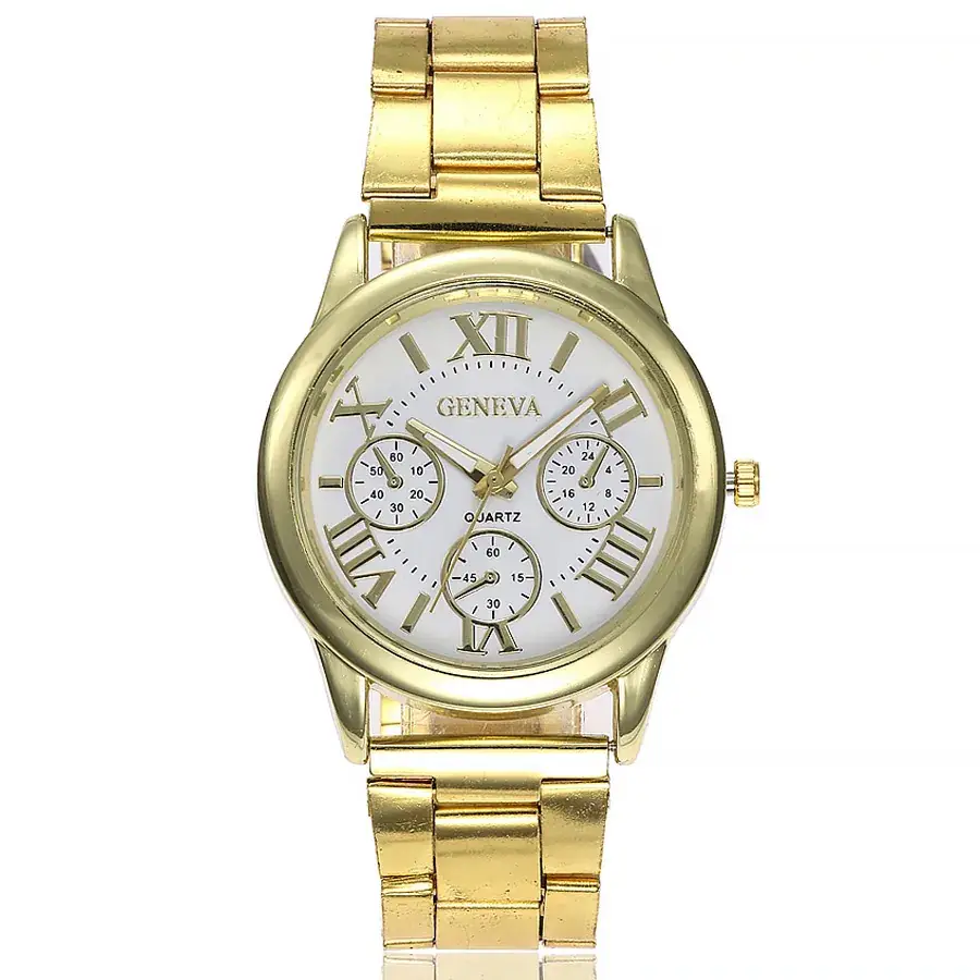 Gentlewomen Roman Dial Steel Belt Watch Silver 40mm