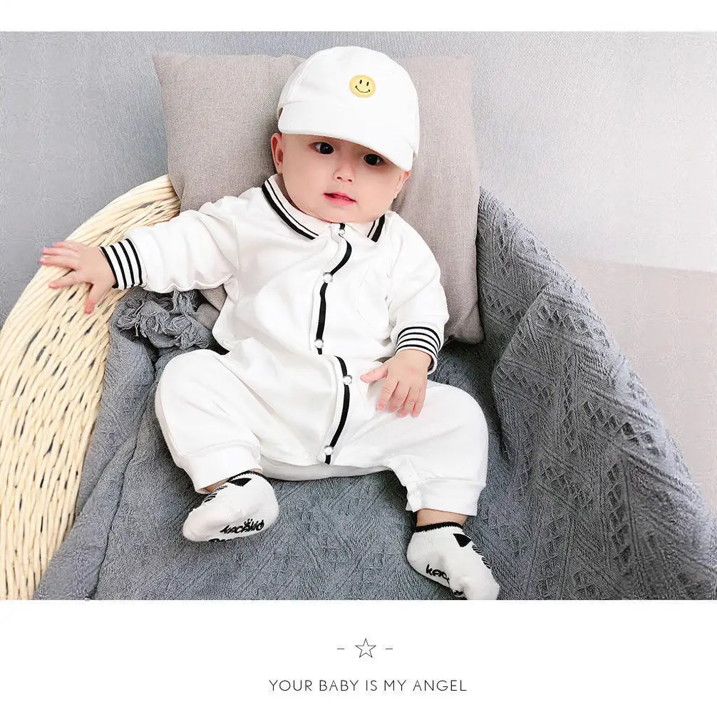 White Polo Baby's Jumping Suit for Boys - Image 5
