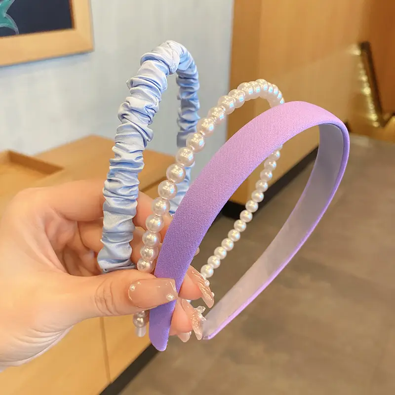 Princess Pearl Hairbands for Girls - 3 Pack - Image 11