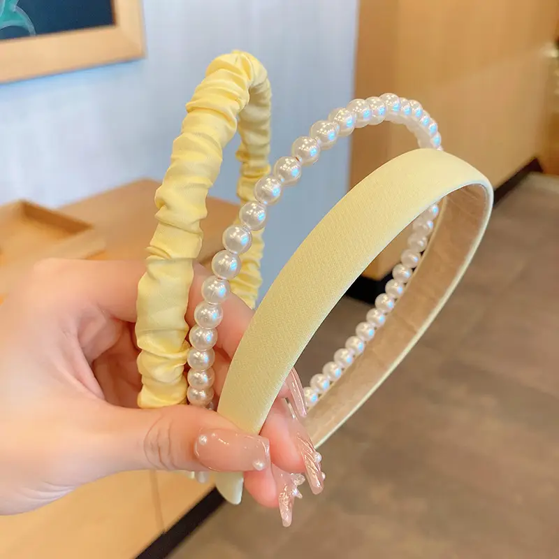 Princess Pearl Hairbands for Girls - 3 Pack - Image 7