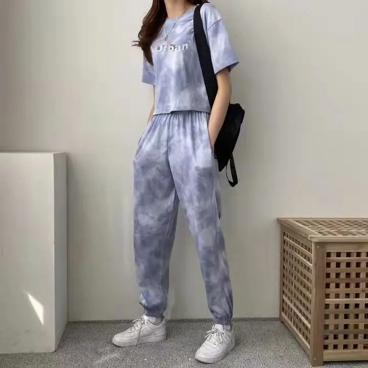 Urban Print Women's Grey Casual Two-Piece Suit - Image 6