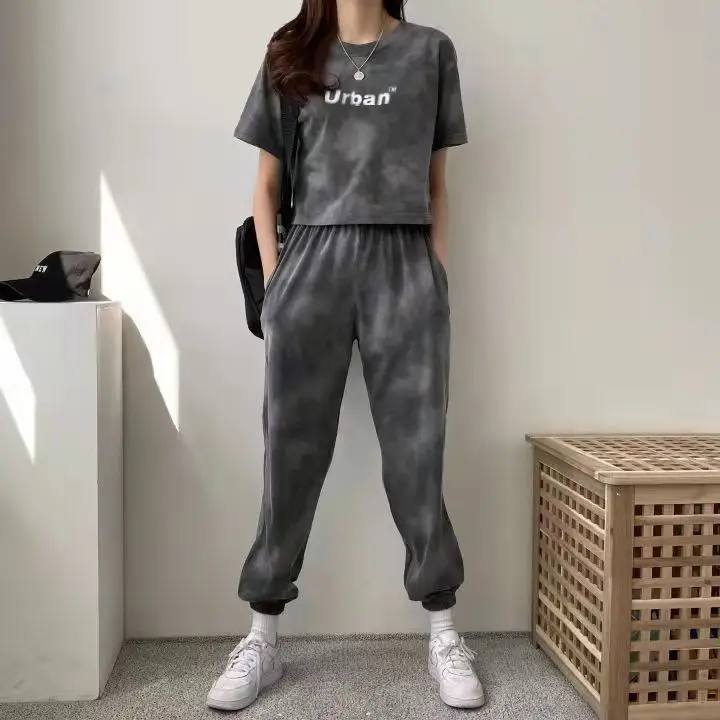 Urban Print Women's Grey Casual Two-Piece Suit — feature 15
