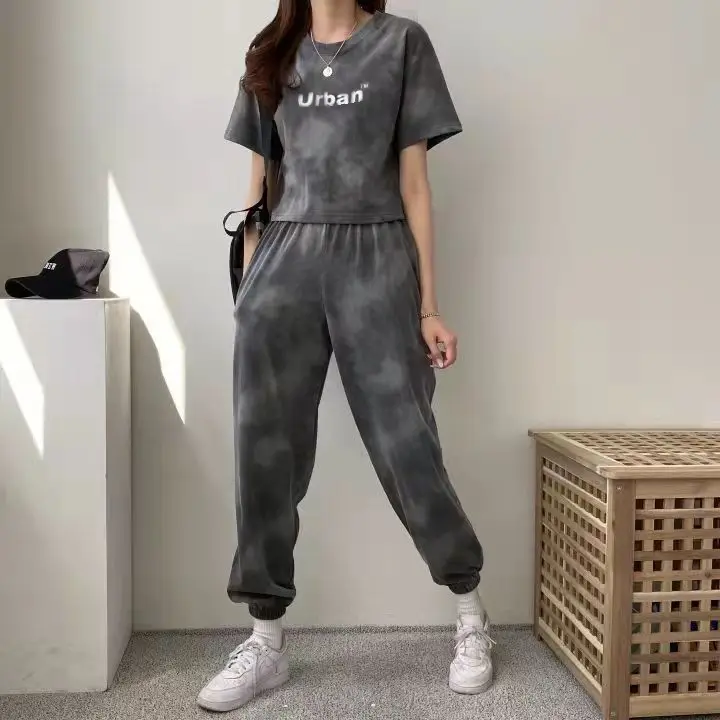Urban Print Women's Grey Casual Two-Piece Suit — feature 22
