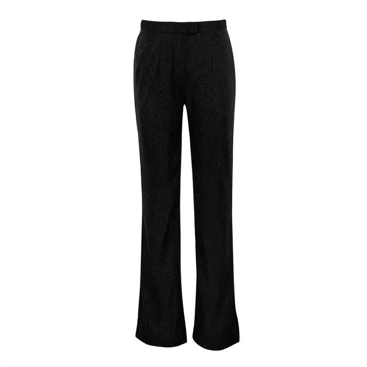 Sexy Sequin Camisole Nightclub Suit with High Waist Pants - Image 4