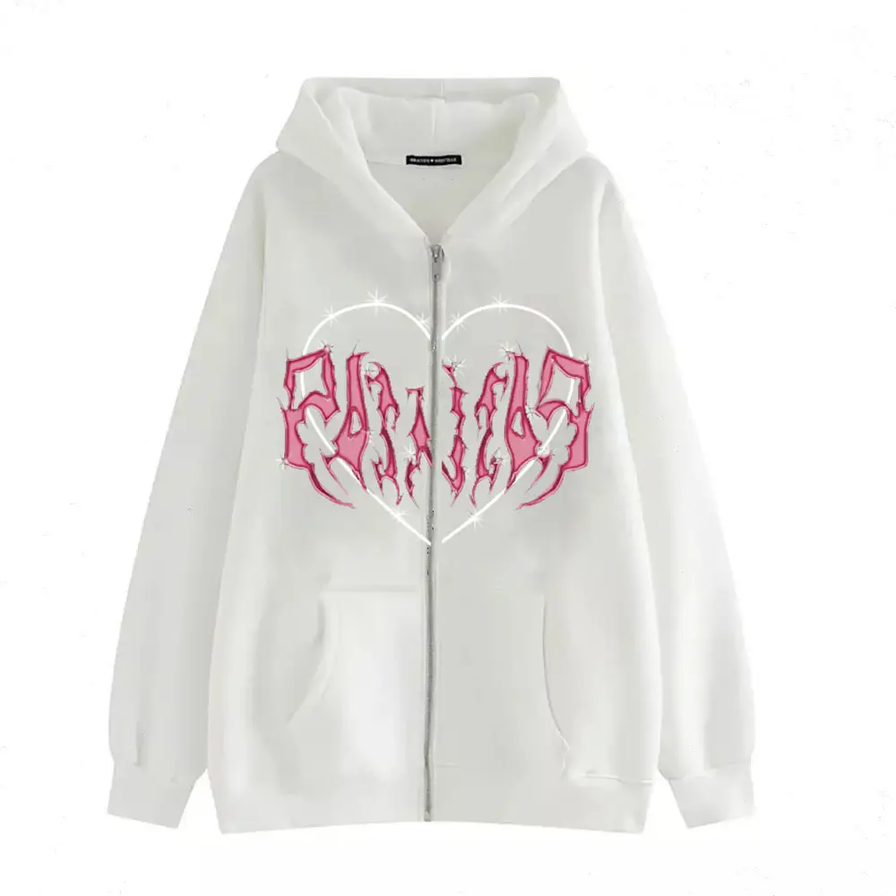 Women Skull Wings Hoodie Black Velvet Zipper