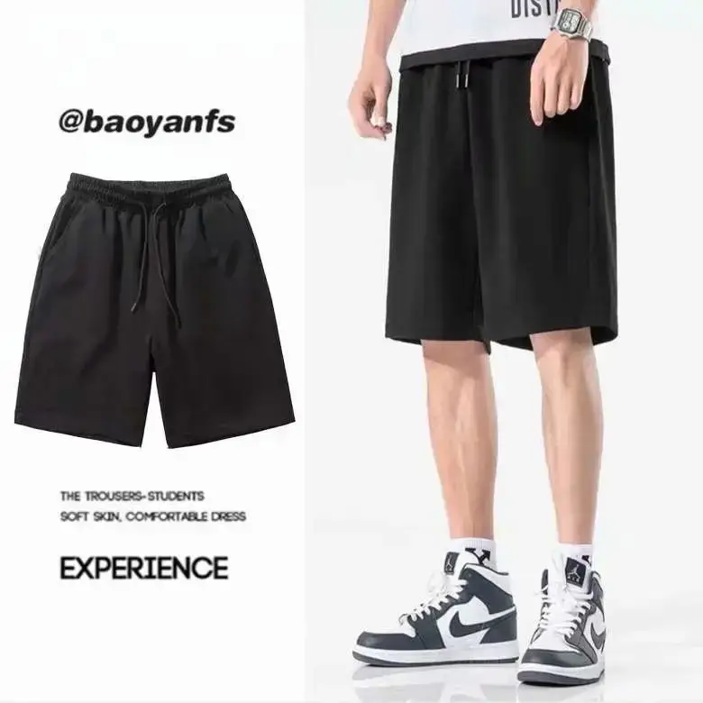 Men Black Casual Shorts Large Summer Wear