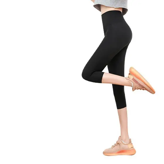 Women Shark Pants Slim Leggings Summer Wear Black - Image 47