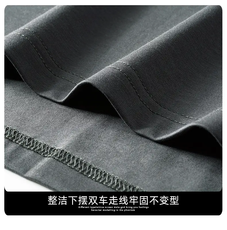Men Sleeveless Vest Gray Ice Silk Summer Wear — feature 26