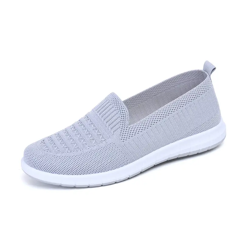 Old Beijing Cloth Shoes Women's Soft Sole Work Shoes Comfortable Middle-aged and Elderly Slip-on Shallow Mesh Breathable Shoes - Image 4