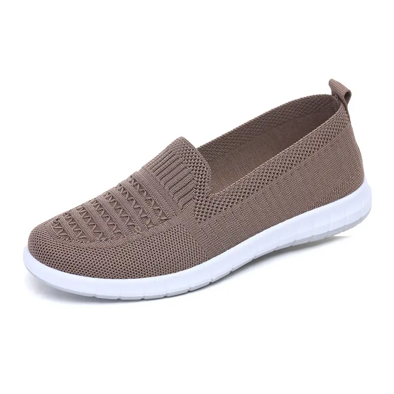 Old Beijing Cloth Shoes Women's Soft Sole Work Shoes Comfortable Middle-aged and Elderly Slip-on Shallow Mesh Breathable Shoes - Image 6