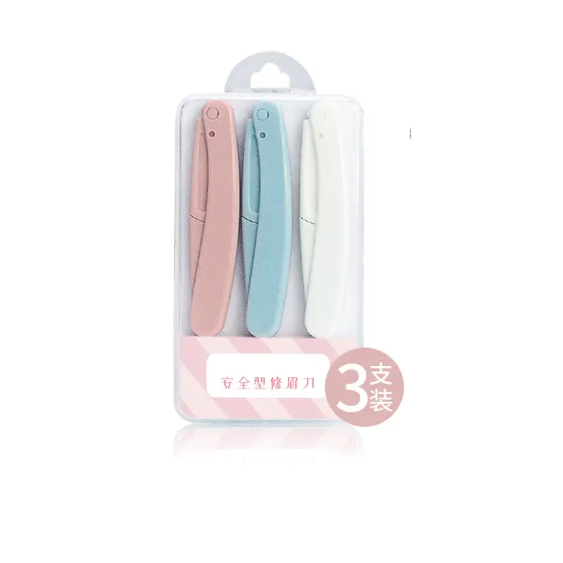 Folding Eyebrow Razor for Women Anti-Scratch Beginner Set - Image 7