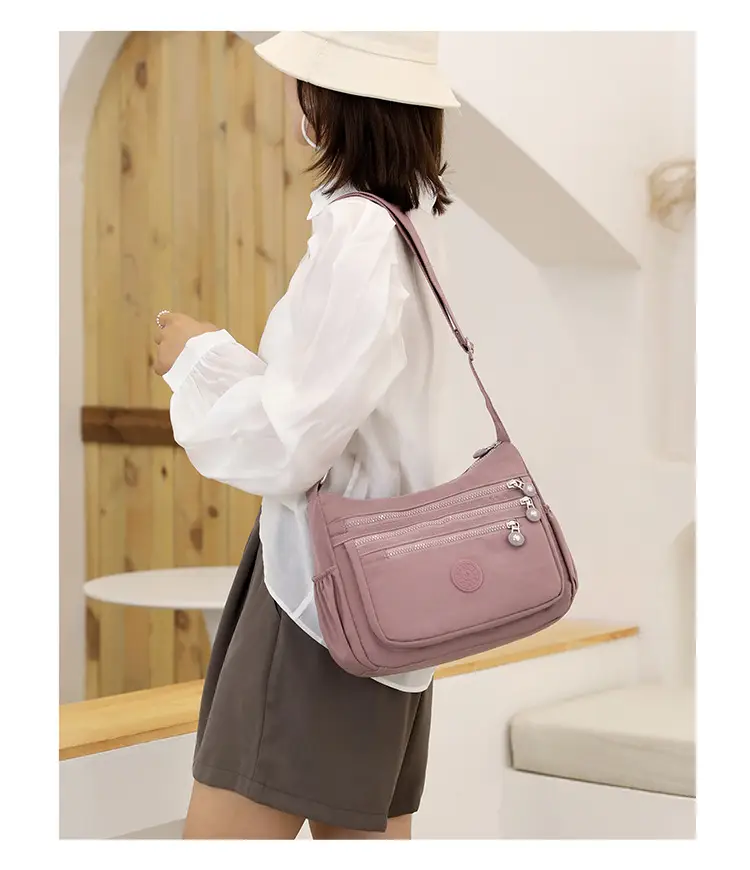 Women's Multi-Color Oxford Messenger Bag 2024 — feature 16