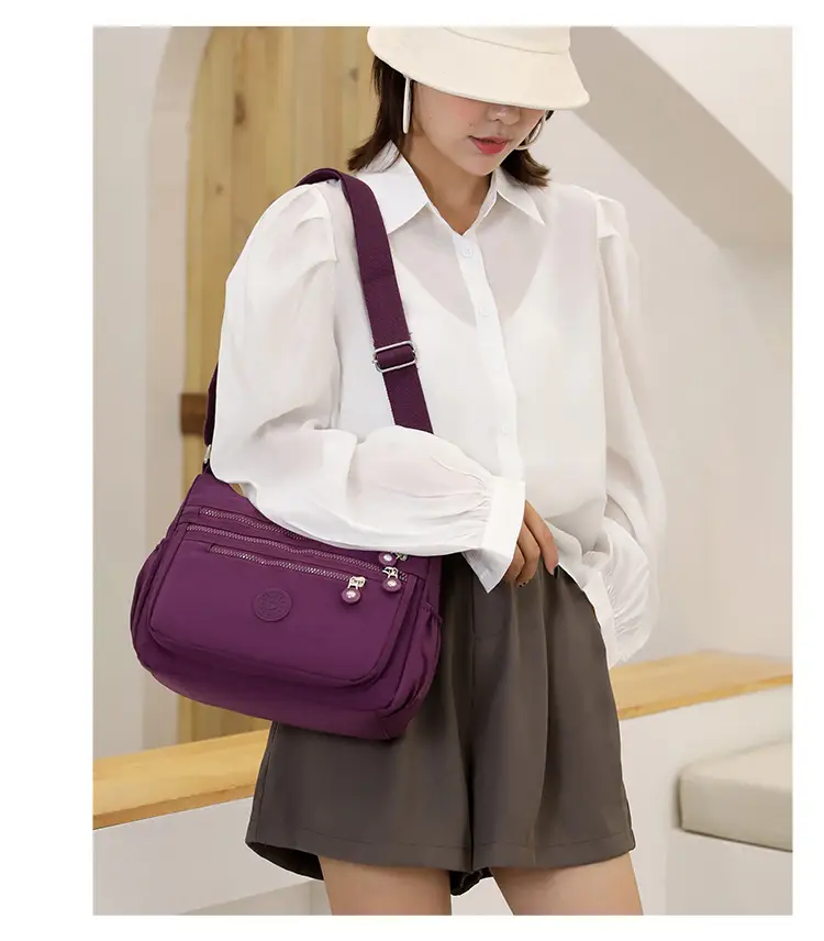 Women's Multi-Color Oxford Messenger Bag 2024 — feature 17