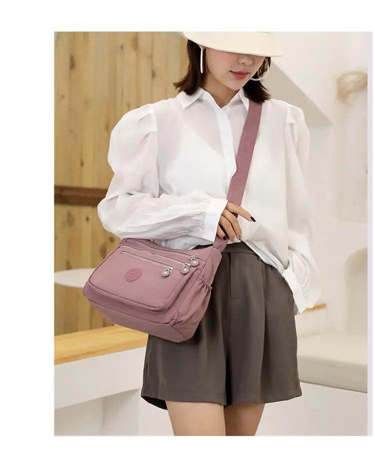 Women's Multi-Color Oxford Messenger Bag 2024 — feature 20