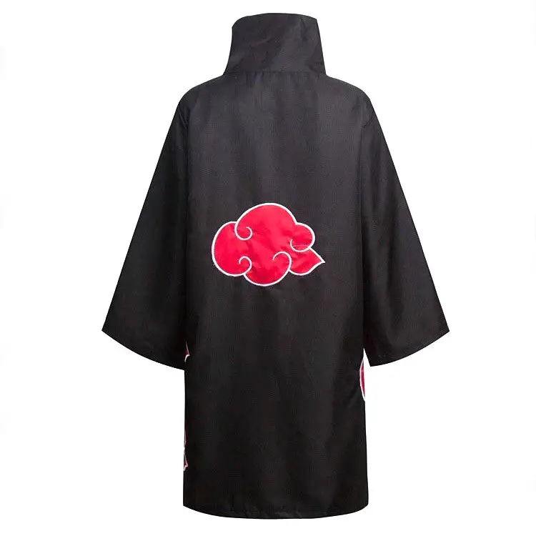 Naruto Eagle Organization Cloak Xiao Hat Cosplay Black Red - Image 7