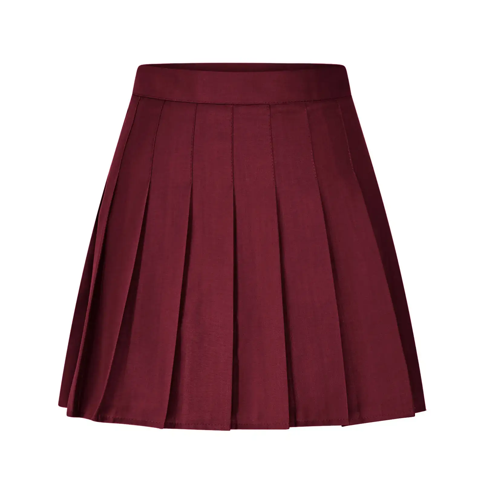 Black Pleated Skirt High Waist Junior High School - Image 10