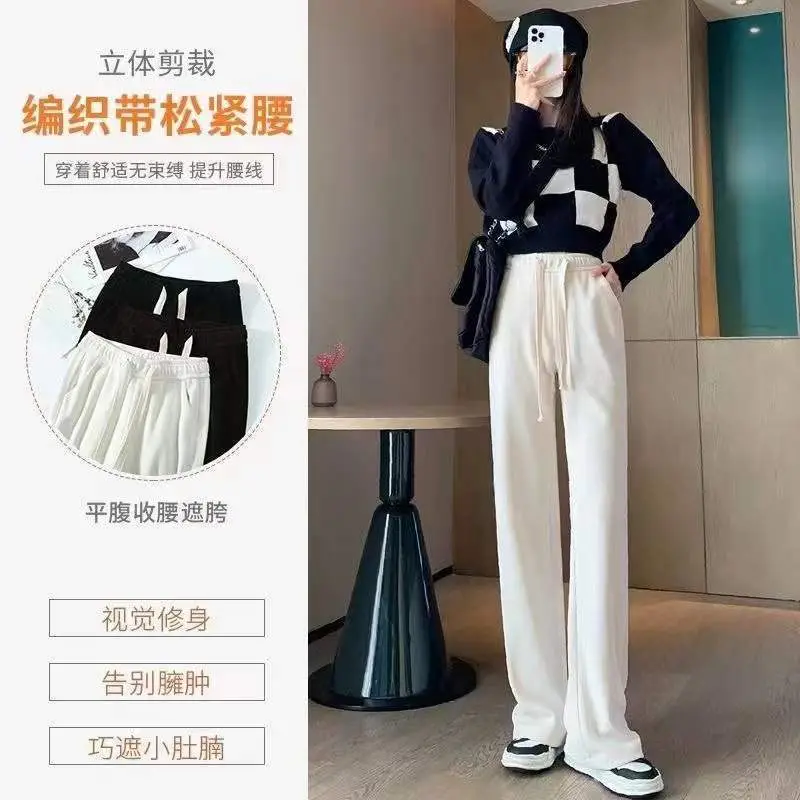 Women Wide Leg Pants Snake Bone Pattern Green Black 2025