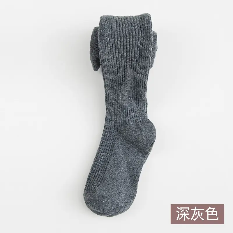 Girls Cotton Striped Leggings for Spring Autumn - Image 3