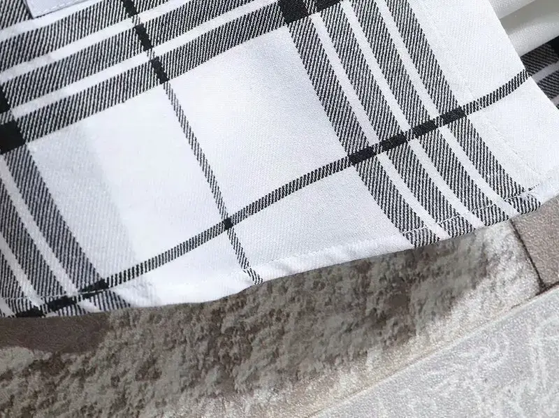 Men's 2020 Plaid Long Sleeve Shirt Grey — feature 33