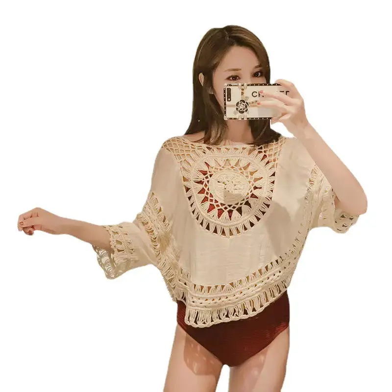 Sexy Hook Hollow Knitted Beach Top 2025 - Image 8